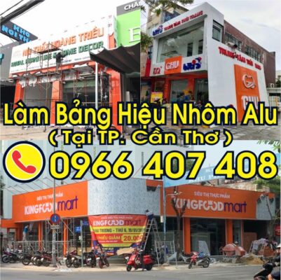 giá bảng hiệu alu chữ nổi cần thơ