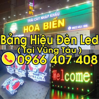 giá bảng hiệu đèn led vũng tàu