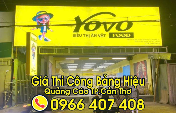 giá thi công bảng hiệu cần thơ - thi công bảng hiệu tại cần thơ giá rẻ