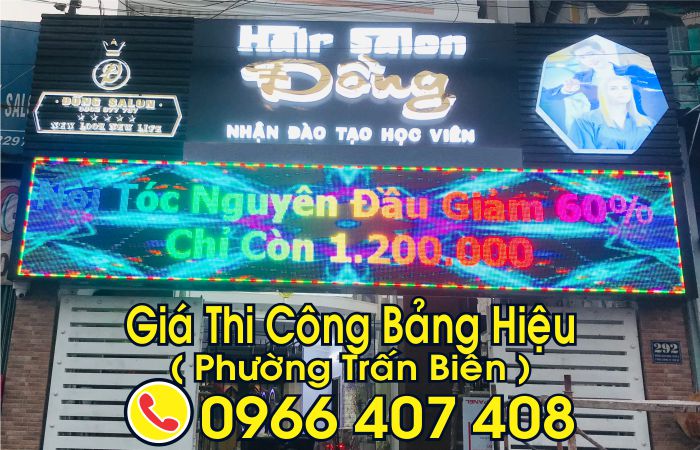 giá thi công bảng hiệu trấn biên - phường trấn biên