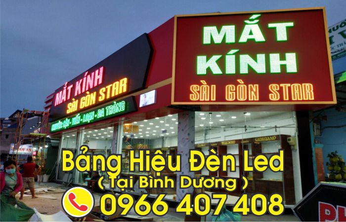 làm bảng hiệu đèn led tại bình dương giá rẻ