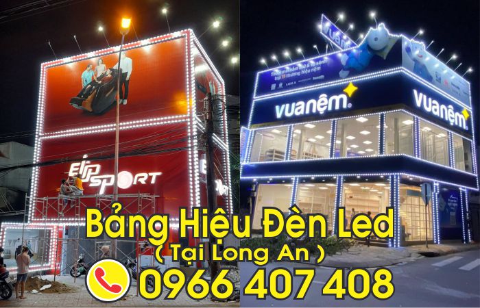 làm bảng hiệu đèn led tại long an giá rẻ