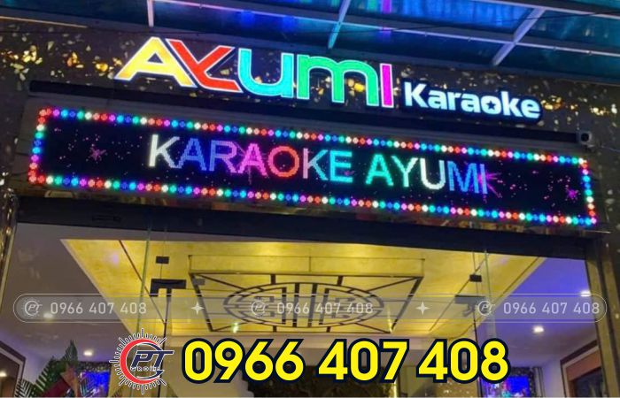 làm bảng hiệu đèn led tại nha trang giá rẻ - giá bảng hiệu đèn led nha trang