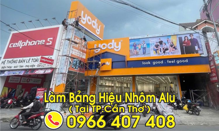 làm bảng hiệu nhôm alu tại cần thơ giá rẻ