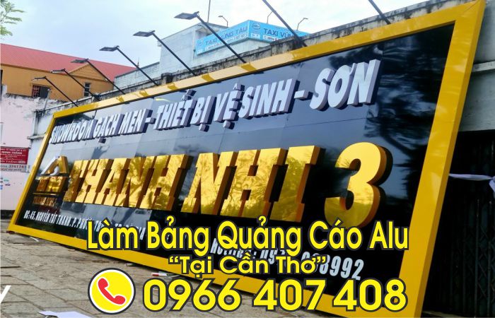 làm bảng quảng cáo alu tại cần thơ - Chữ Nổi Alu Gương, Liên hệ: 0966.407.408 làm bảng quảng cáo alu tại cần thơ - Chữ Nổi Alu Gương