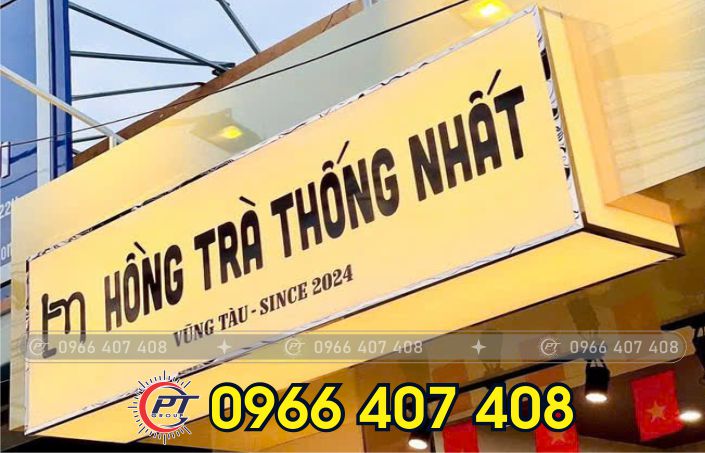 làm hộp đèn tại long an - làm hộp đèn bảng hiệu tại long an giá rẻ