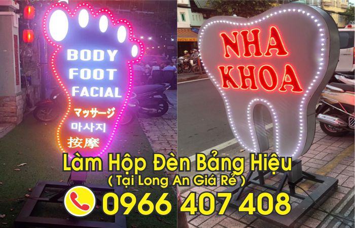 làm hộp đèn tại long an