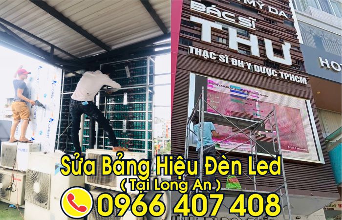 sửa bảng hiệu đèn led tại long an