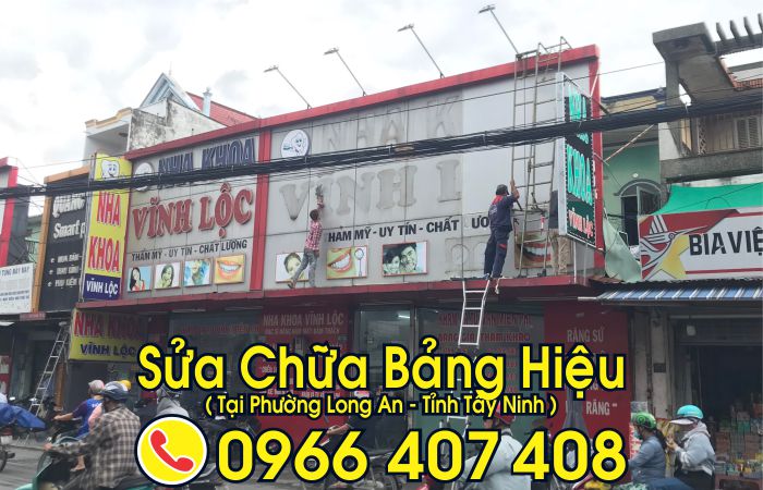 sửa chữa bảng hiệu tại long an - sửa bảng hiệu tại long an