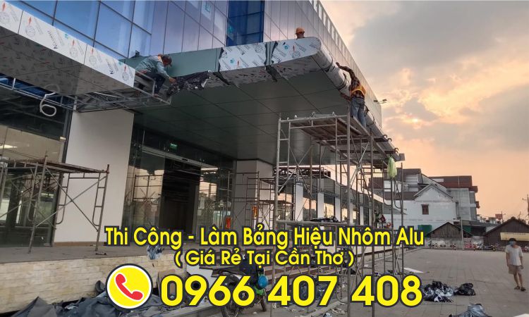 thi công alu tại cần thơ - giá bảng hiệu alu chữ nổi cần thơ - làm bảng hiệu nhôm alu tại cần thơ giá rẻ