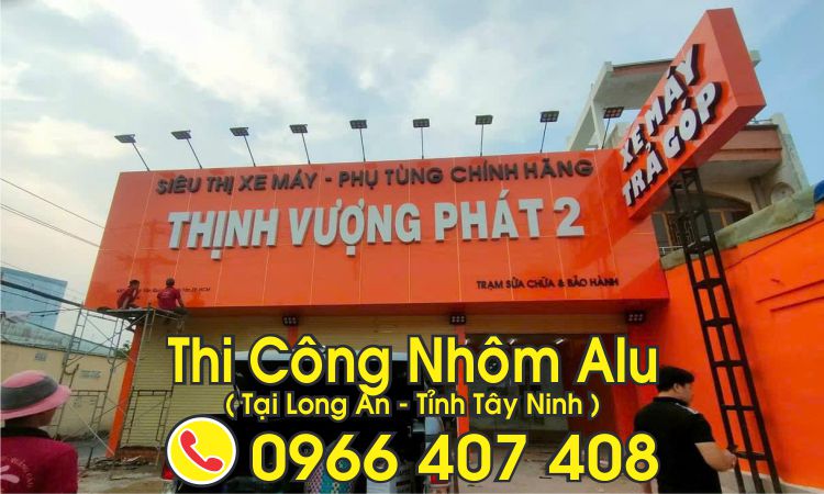 thi công alu tại long an