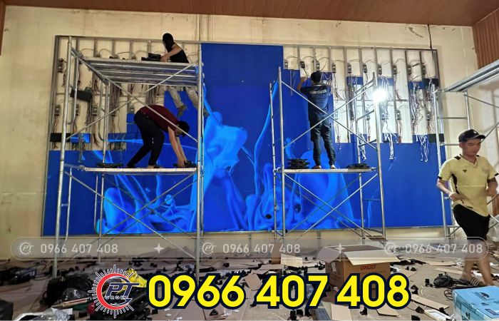 thi công bảng đèn led tại trấn biên - thi công màn hình LED