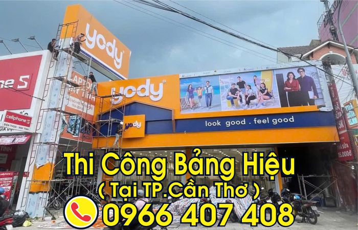 thi công bảng hiệu tại cần thơ giá rẻ