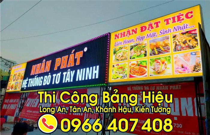 thi công bảng hiệu tại long an giá rẻ - thi công bảng hiệu quảng cáo tại long an - giá thi công bảng hiệu long an