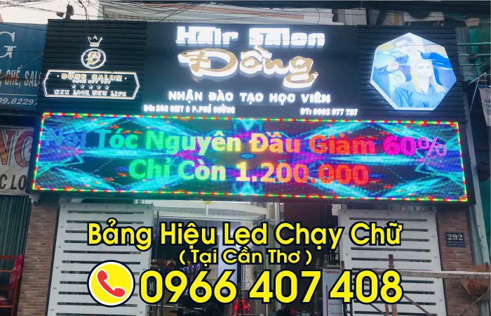 thi công bảng led chạy chữ tại cần thơ