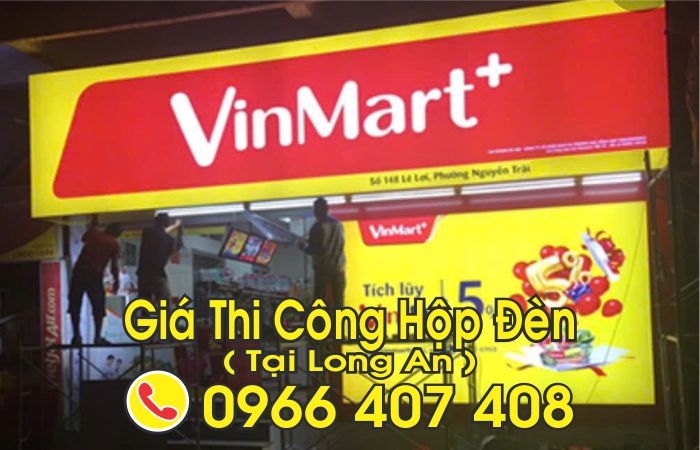 thi công hộp đèn bảng hiệu tại long an - giá hộp đèn bảng hiệu tại long an
