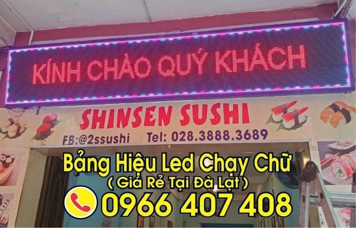 làm bảng led chạy chữ tại đà lạt giá rẻ - tỉnh lâm đồng