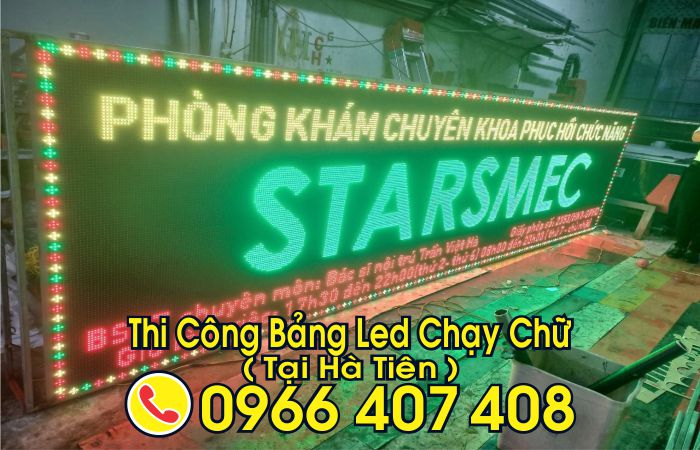 làm bảng led chạy chữ tại hà tiên
