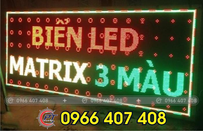 Dịch vụ thi công bảng chạy chữ giá rẻ - Liên hệ: 0966.407.408 Dịch vụ thi công bảng chạy chữ giá rẻ
