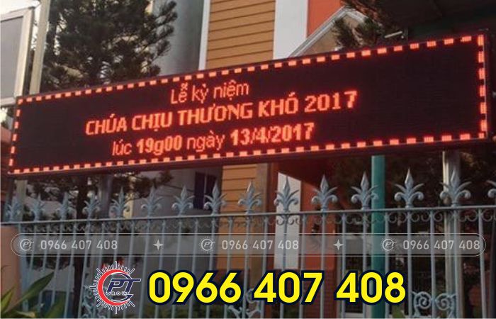 dịch vụ thi công bảng hiệu led chạy chữ - Liên Hệ: 0966.407.408 dịch vụ thi công bảng hiệu led chạy chữ