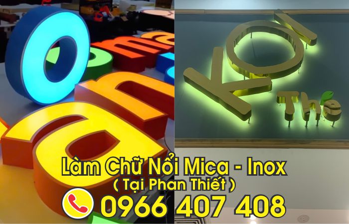 làm chữ đèn led tại phan thiết - Liên Hệ: 0966.407.408 làm chữ đèn led tại phan thiết