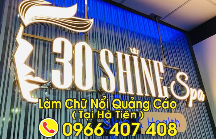 làm chữ nổi quảng cáo tại hà tiên giá rẻ