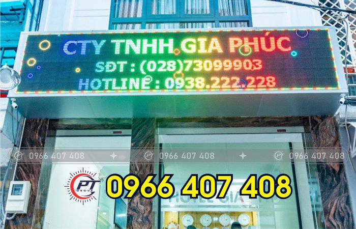 thi công bảng chạy chữ giá rẻ tại hồ chí minh