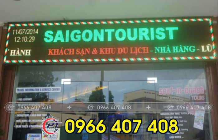 thi công bảng led chạy chữ giá rẻ - bến xe - Liên Hệ: 0966.407.408 thi công bảng led chạy chữ giá rẻ - bến xe