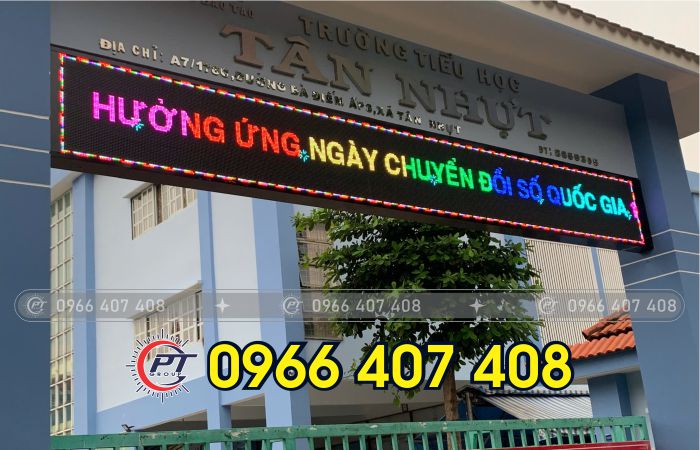 thi công bảng quảng cáo chạy chữ - bảng led ma trận - Liên hệ: 0966.407.408 thi công bảng quảng cáo chạy chữ - bảng led ma trận