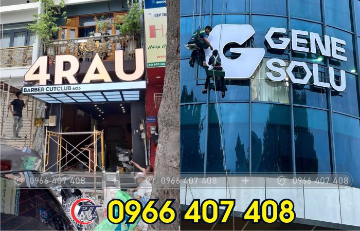 gia công thi công chữ nổi quảng cáo giá rẻ - Liên hệ: 0966.407.408 gia công thi công chữ nổi quảng cáo giá rẻ