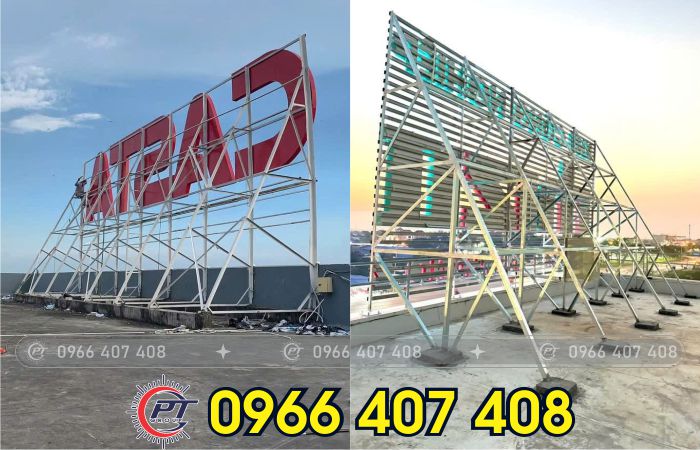 gia công thi công chữ quảng cáo - Liên Hệ: 0966.407.408 gia công thi công chữ quảng cáo