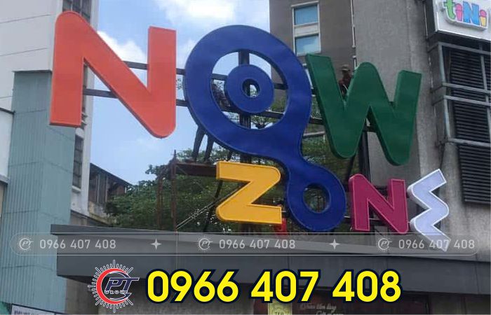 giá thi công chữ nổi mica inox - Liên hệ: 0966.407.408 giá thi công chữ nổi mica inox