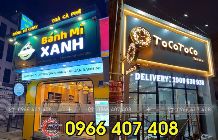 nhà thầu thi công chữ nổi đèn led - Liên hệ: 0966.407.408 nhà thầu thi công chữ nổi đèn led