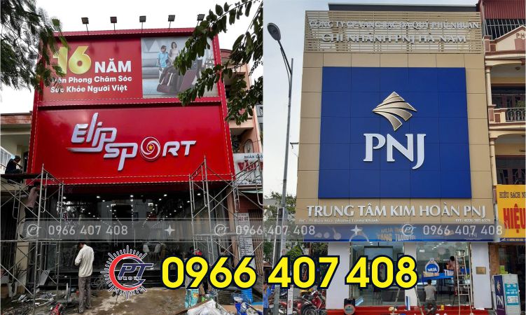 Công ty thi công bảng quảng cáo alu - Liên hệ: 0966.407.408 Công ty thi công bảng quảng cáo alu