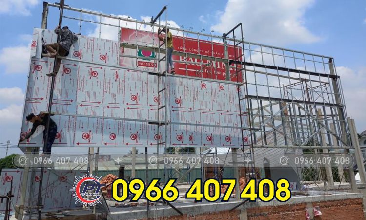 Gia Công - thi công bảng quảng cáo alu - Liên hệ: 0966.407.408 Gia Công - thi công bảng quảng cáo alu