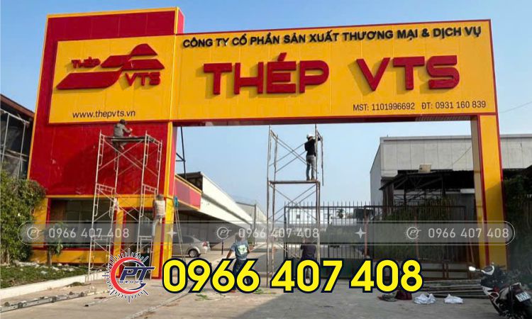 Nhà thầu - thi công bảng quảng cáo alu - Liên hệ: 0966.407.408 Nhà thầu - thi công bảng quảng cáo alu