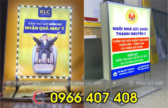giá thi công hộp đèn quảng cáo ngoài trời - Liên hệ: 0966.407.408 giá thi công hộp đèn quảng cáo ngoài trời