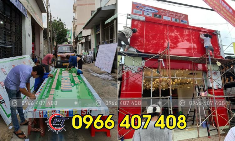 thi công bảng hiệu alu chữ nổi tại Hồ Chí Minh - Liên hệ: 0966.407.408 thi công bảng hiệu alu chữ nổi tại Hồ Chí Minh