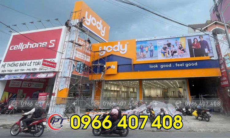 thi công bảng quảng cáo alu - Liên hệ: 0966.407.408 thi công bảng quảng cáo alu