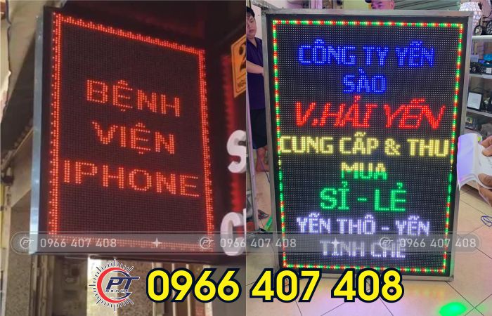 thi công hộp đèn bảng hiệu - bảng chạy chữ điện tử - Liên hệ: 0966.407.408 thi công hộp đèn bảng hiệu - bảng chạy chữ điện tử