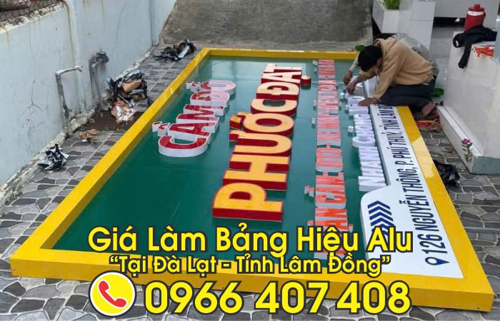 giá bảng hiệu alu chữ nổi đà lạt - Tỉnh Lâm Đồng - Liên hệ: 0966.407.408 giá bảng hiệu alu chữ nổi đà lạt - Tỉnh Lâm Đồng