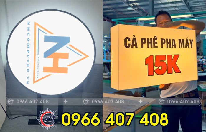 làm hộp đèn bảng hiệu tại đà lạt - Liên hệ: 0966.407.408 làm hộp đèn bảng hiệu tại đà lạt