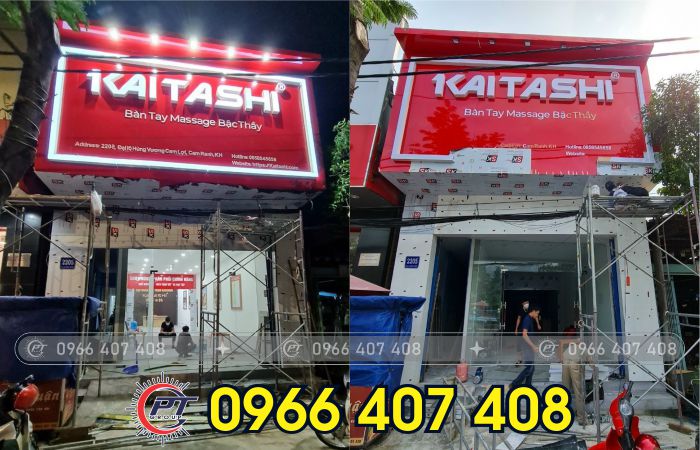 thi công bảng hiệu tại đà lạt - thi công nhôm alu chữ có đèn - Liên hệ: 0966.407.408 thi công bảng hiệu tại đà lạt