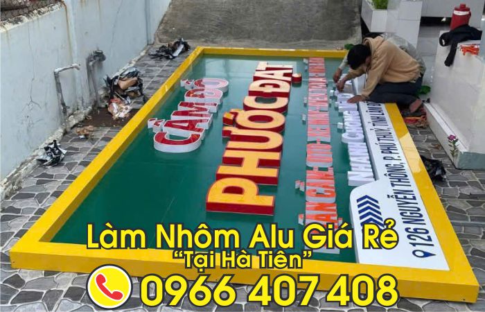 làm bảng hiệu alu tại hà tiên - Liên hệ: 0966.407.408 làm bảng hiệu alu tại hà tiên