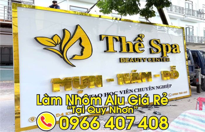 làm bảng hiệu alu tại quy nhơn - Liên hệ: 0966.407.408 làm bảng hiệu alu tại quy nhơn