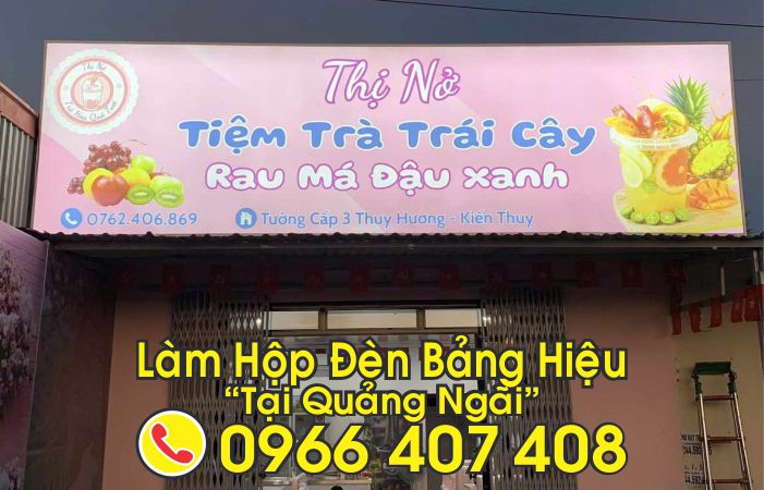 làm hộp đèn bảng hiệu quảng ngãi giá rẻ - Liên hệ: 0966.407.408 làm hộp đèn bảng hiệu quảng ngãi giá rẻ