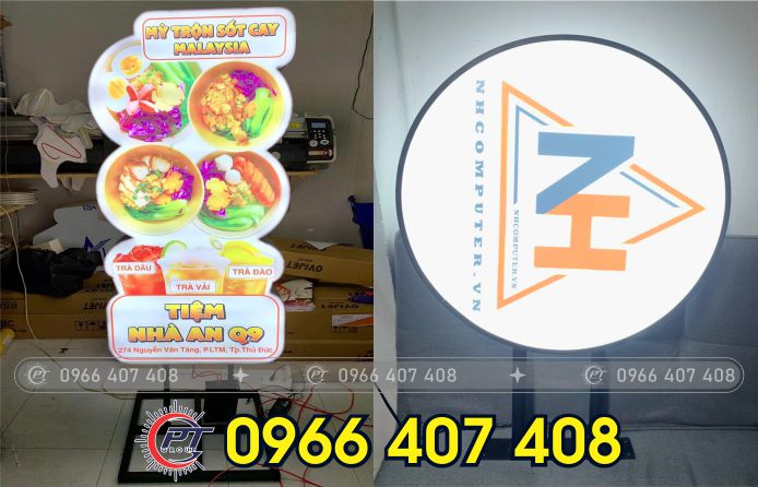 làm hộp đèn bảng hiệu tại hà tiên - Liên hệ: 0966.407.408 làm hộp đèn bảng hiệu tại hà tiên