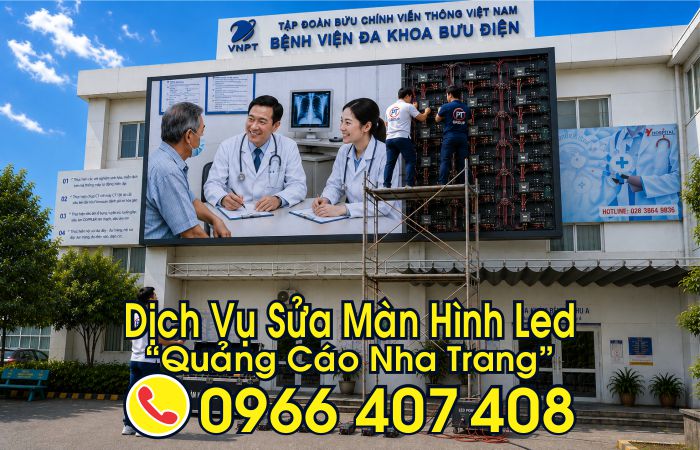 Dịch vụ - sửa màn hình led ngoài trời tại nha trang - Liên hệ: 0966.407.408 Dịch vụ - sửa màn hình led ngoài trời tại nha trang