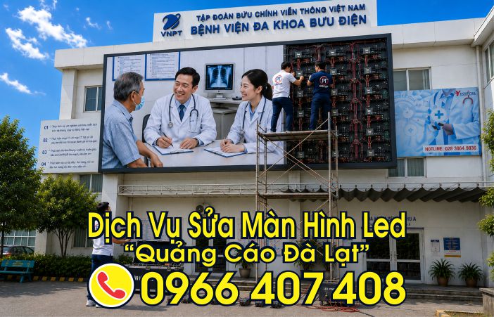 Dịch vụ - sửa màn hình led ngoài trời tại đà lạt - Liên Hệ: 0966.407.408 Dịch vụ - sửa màn hình led ngoài trời tại đà lạt