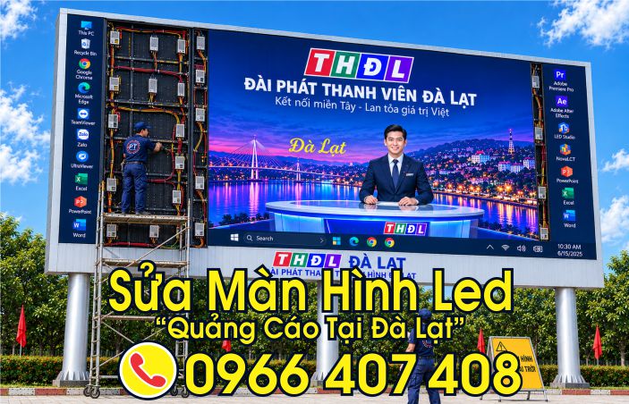 sửa màn hình led quảng cáo tại đà lạt - Liên Hệ: 0966.407.408 sửa màn hình led quảng cáo tại đà lạt